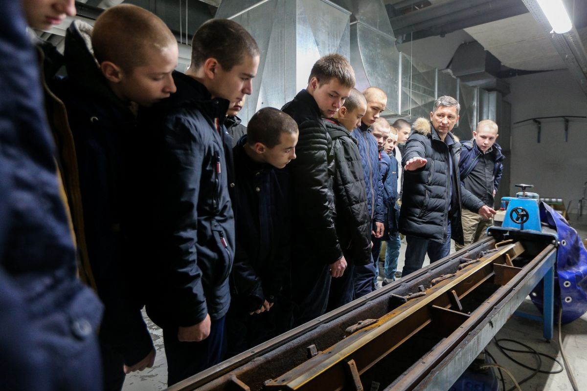 Ученики специальной школы в гостях у «Ак Барса». 02.12.2018
